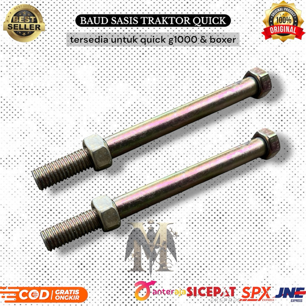Baut Body Baud Sasis Traktor Quick G1000 Boxer Original Baud body Rangka Chassis Pengikat Heavy Duty