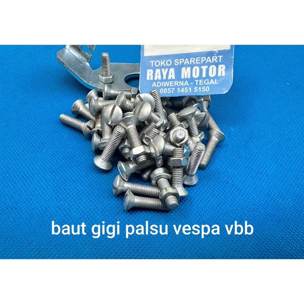 baut gigi palsu stang vespa vbb
