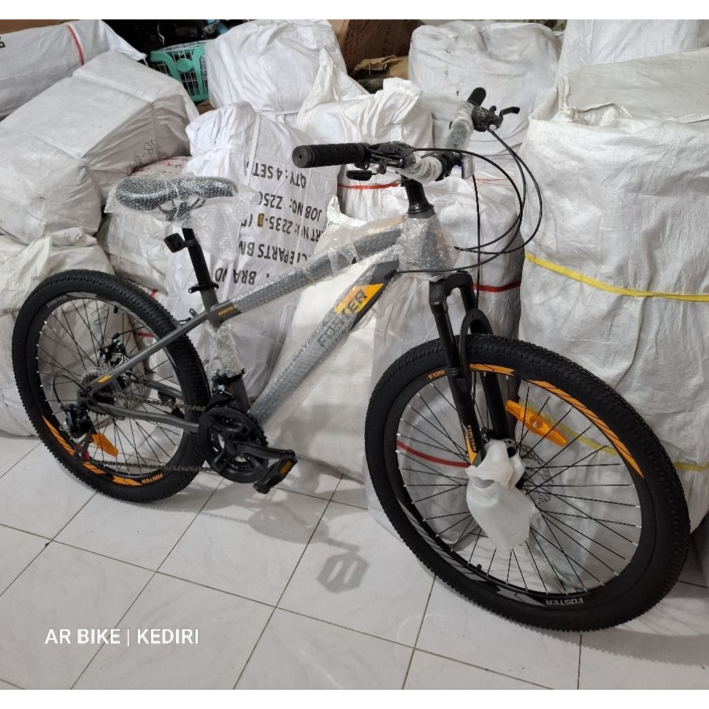 SEPEDA MTB 24 FOSTER Sepeda Gunung Remaja Cakram 21 Speed