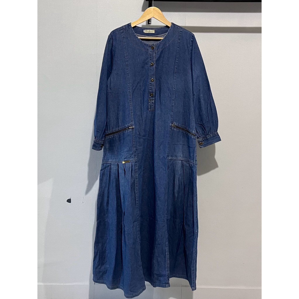 Prelovedyuks Gamis Jeans Wanita (Bugio Clothing)