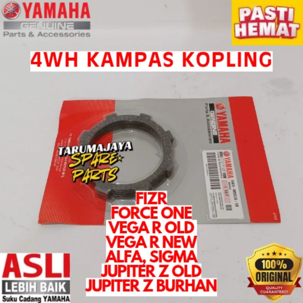 KAMPAS KOPLING ORIGINAL YAMAHA KODE 50C, KAMPAS KOPLING  JUPITER MX 135 OLD, KAMPAS KOPLING JUPITER 