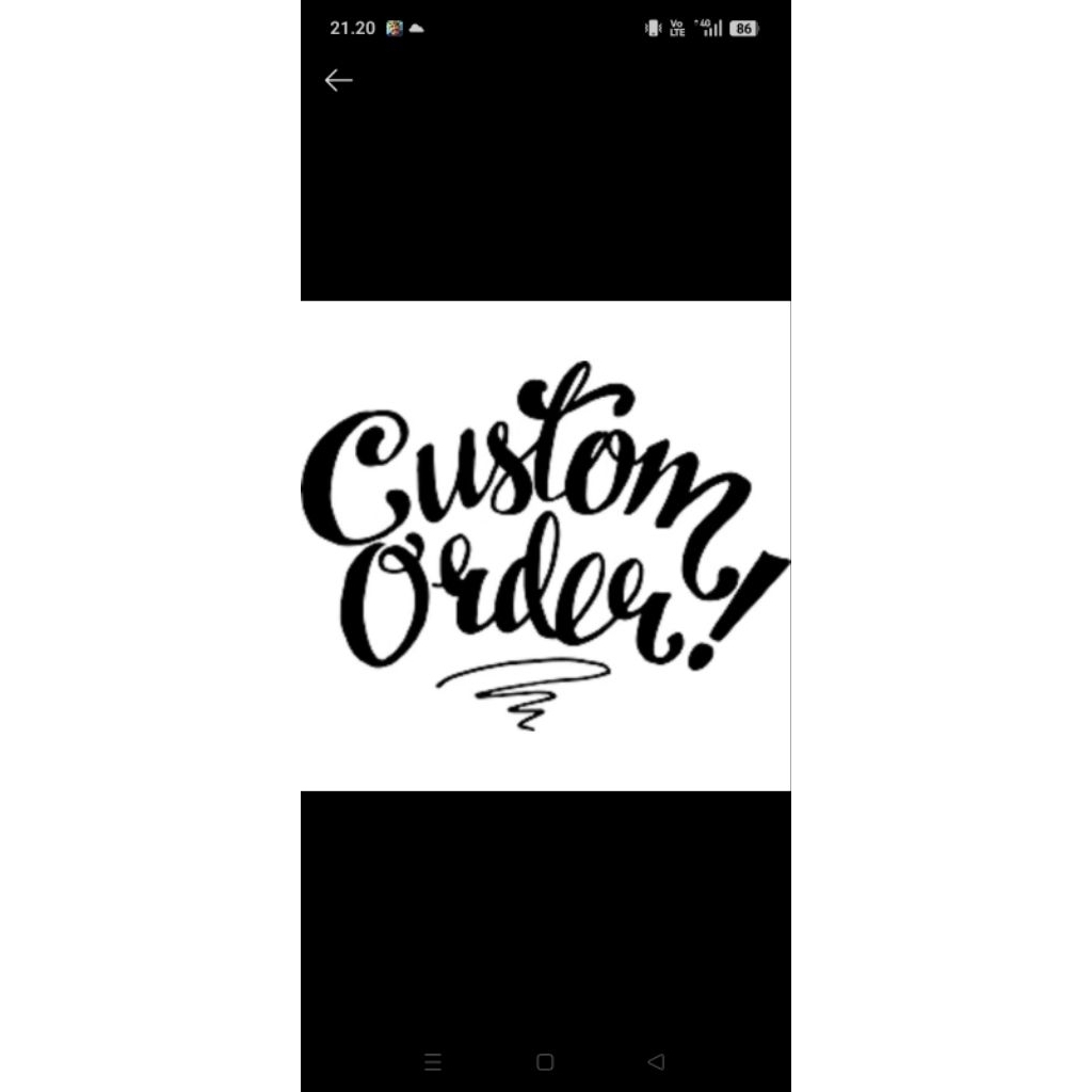 foil emas/silver kop surat custom desin