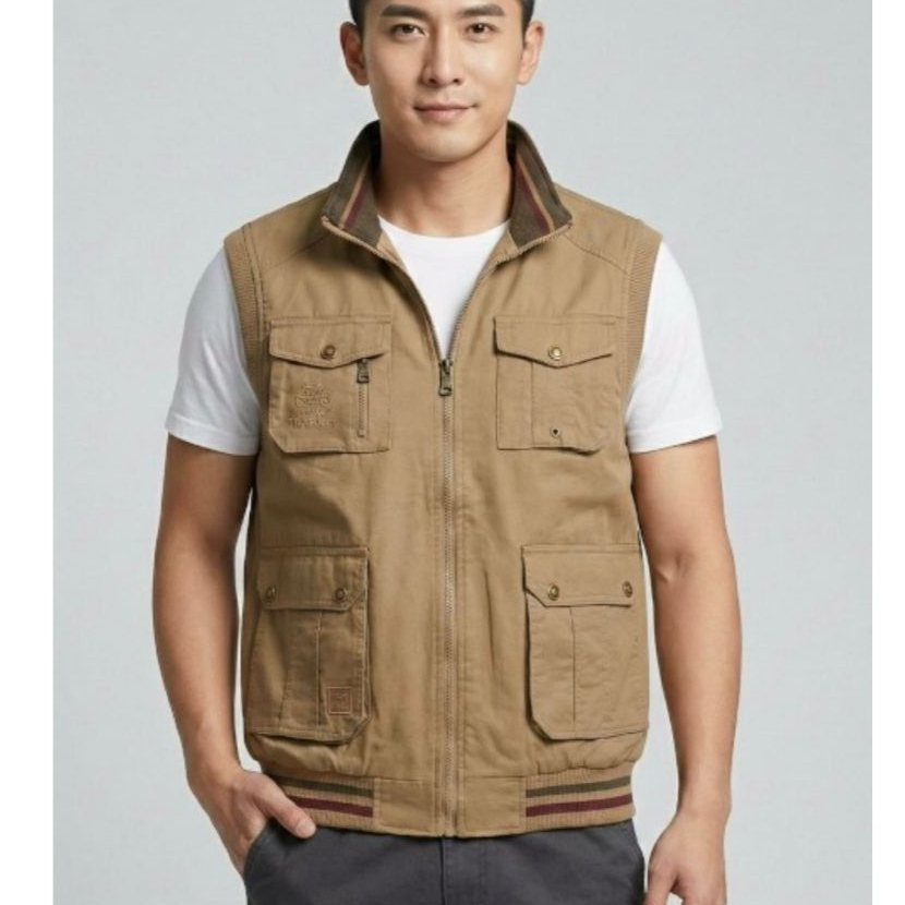 ROMPI IMPORT POLOS MOTORAN PRIA I VEST TOURING CASUAL OUTDOOR MOTOR COWO COWOK LAKI LAKI DEWASA