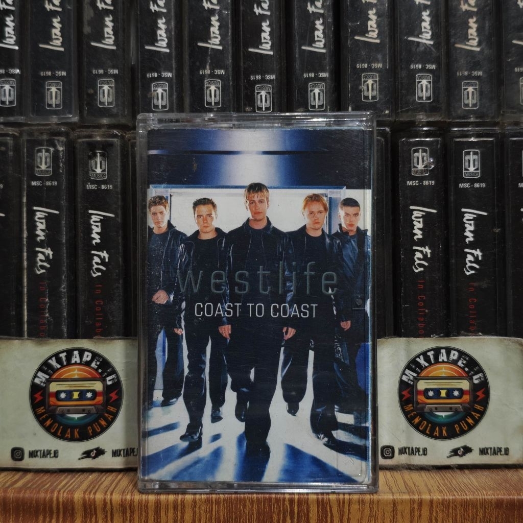 Kaset - Westlife - Coast To Coast - Radio Tape - Kaset Pita - Radio - Pemutar Kaset - Retro - Classi