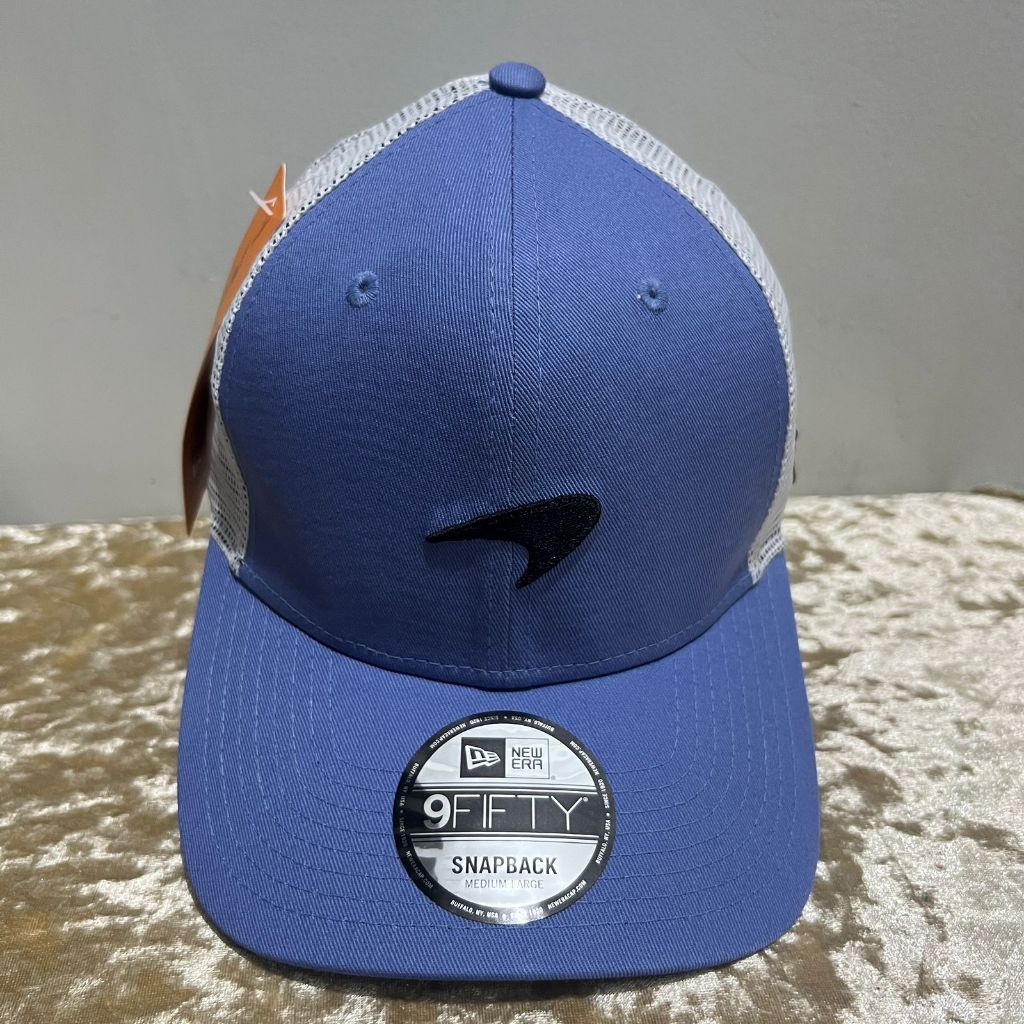 [BNWT] Topi McLaren F1 Official 9FIFTY Team Baseball Cap Hat Snapback Blue Adjustable