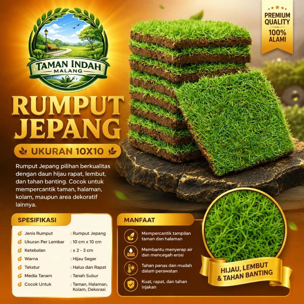 RUMPUT TAMAN HIDUP - RUMPUT MAKAM - RUMPUT KUBURAN - 10