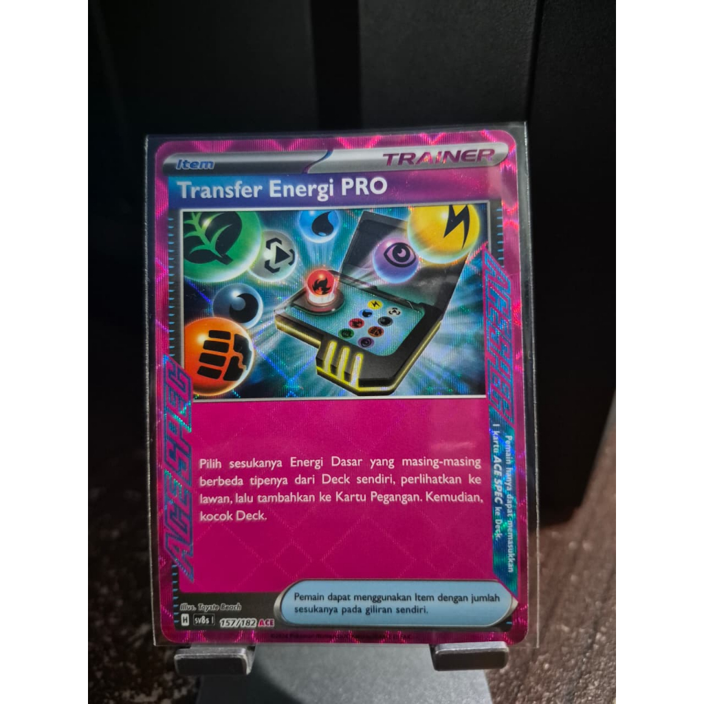 Transfer Energi Pro ACE SPEC Pokemon Kilat Rasi TCG Indonesia