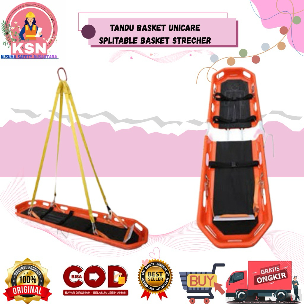TANDU BASKET UNICARE / TANDU SAFETY UNICARE / RESCUE BASKET STRETCHER UNICARE