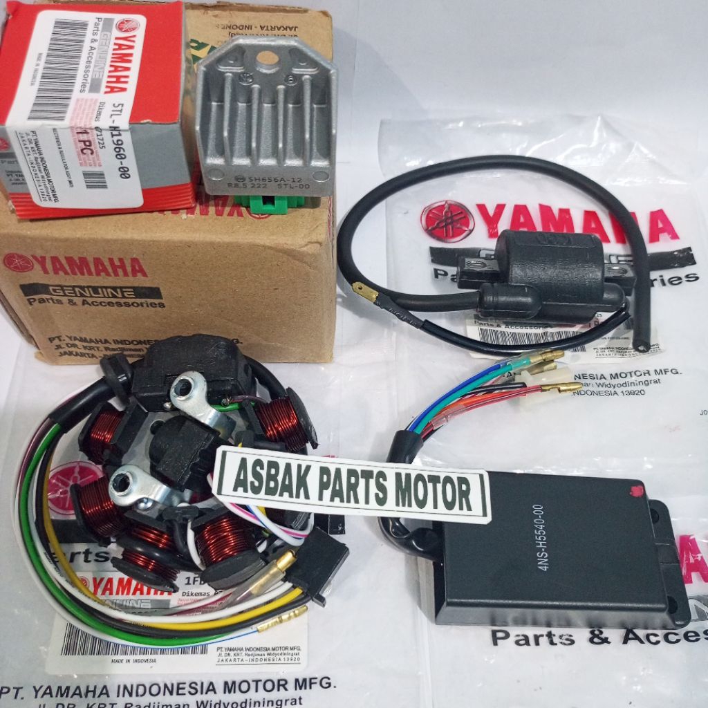 (4 ITEM) SPUL + CDI + KOIL + KIPROK YAMAHA FIZR/F1ZR / FORCE ONE 2TAK ( PAKET 4 ITEM SPUL 1FD + CDI 