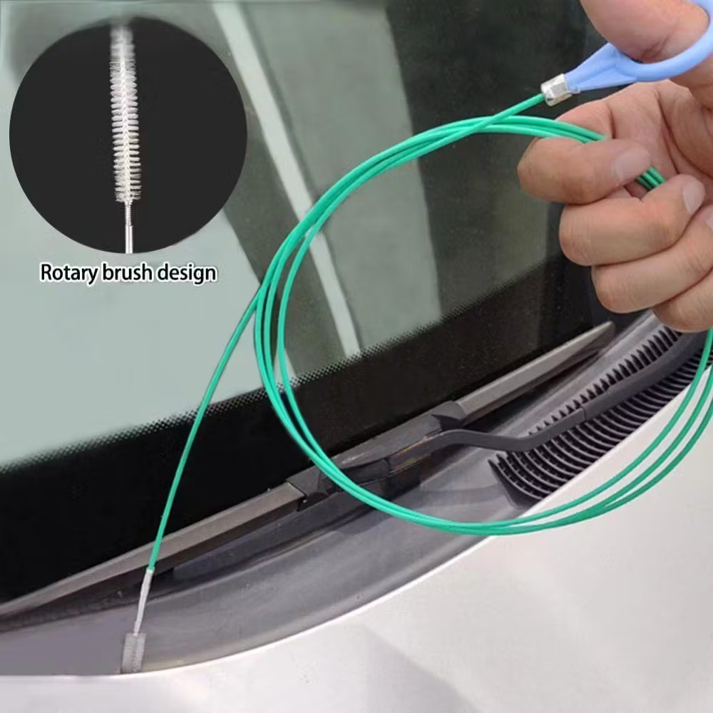 Mobil Sunroof Drain Lubang Pembersihan Sikat Mobil Sunroof Lubang Pembuangan Pipa Keruk Universal