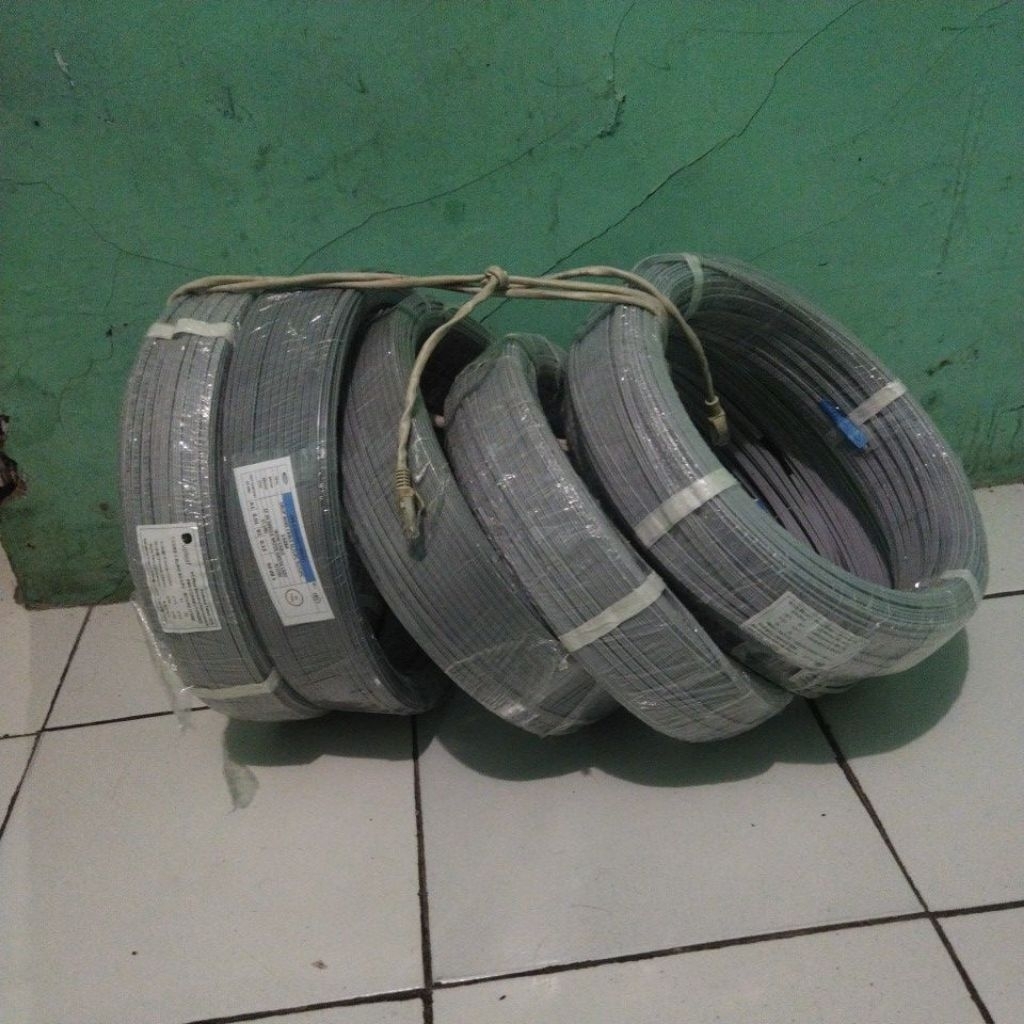 fiber optik 1 core 3 seling 150M abu abu