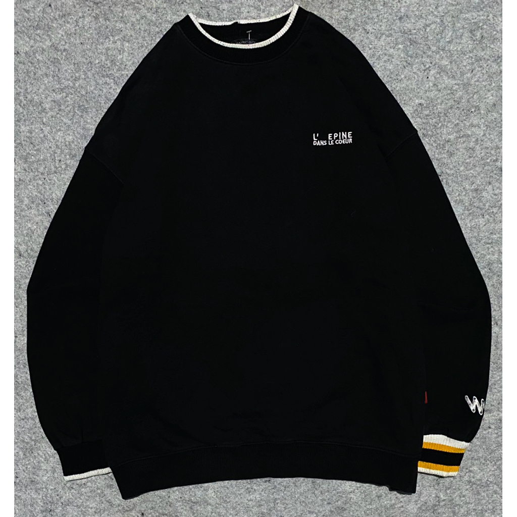 creawneck WVProject backprint bordir tebal cakep