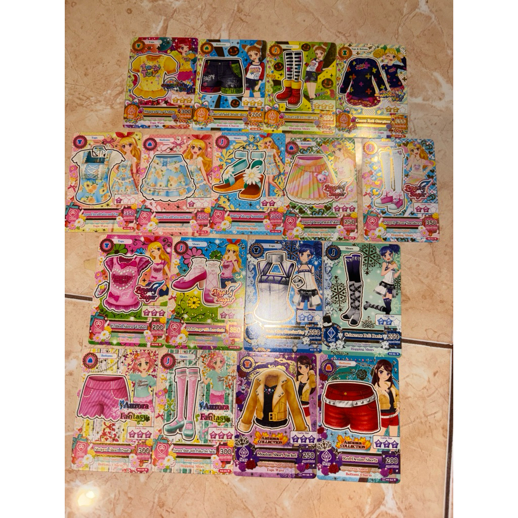 [BOOKED] Aikatsu Ichigo, Aoi, Ran, Sakura, Kii, Otome, Kaede Magical Toy, Coarse Knit, Aqua Floral S
