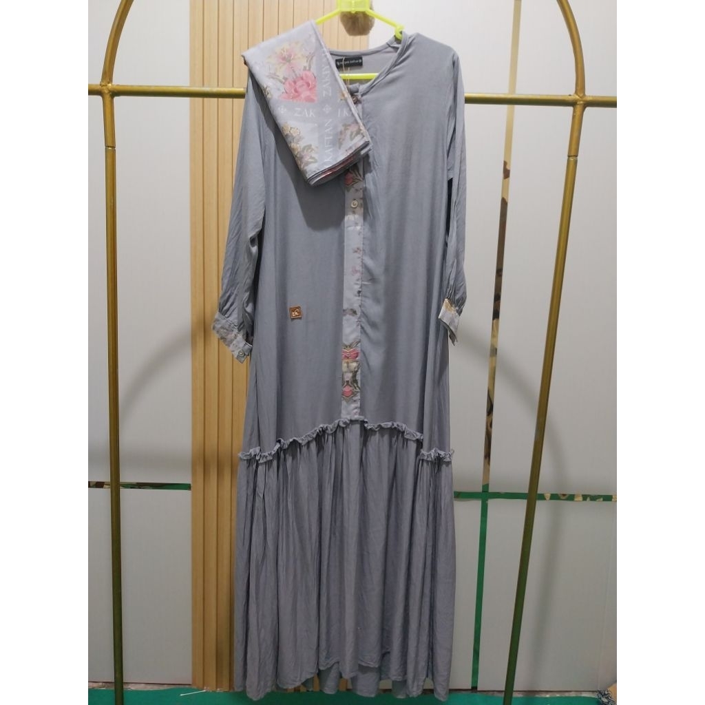 Preloved gamis Zakia Kaftan 2x pake