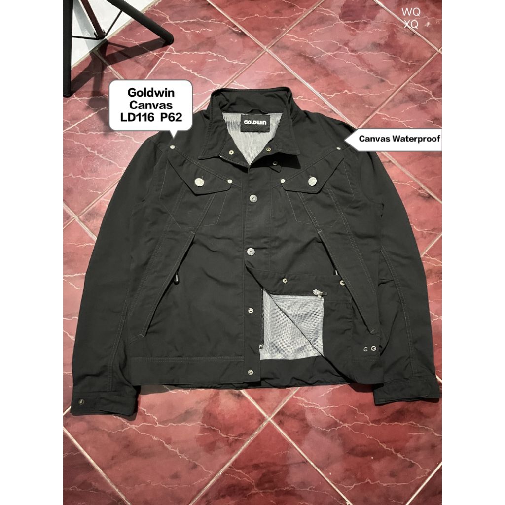 CASUAL WORK JACKET CANVAS GOLDWIN / RIDER JACKET GOLDWIN (VENDOR ELLESSE ITALY)