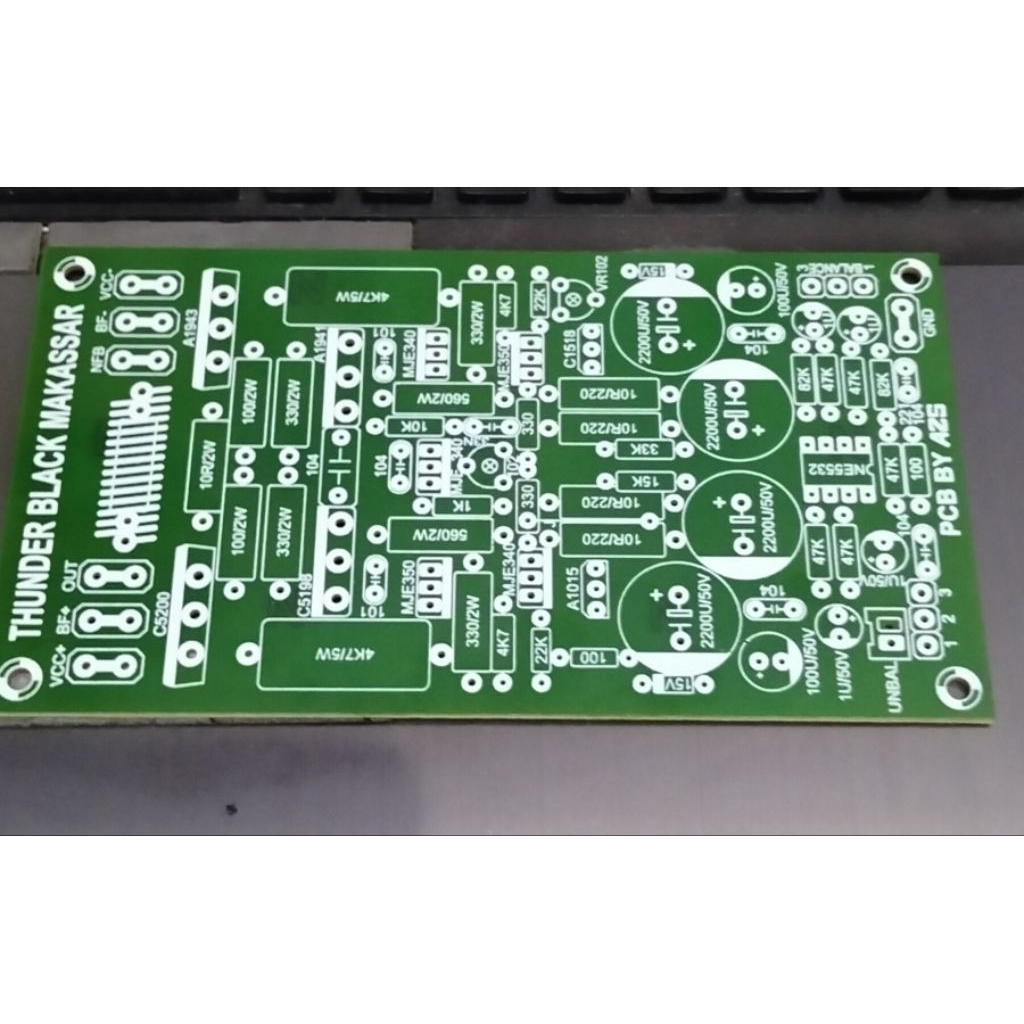 PCB Power Amplifier Thunder Black Makasar TBM Input Balance TEF Bias Servo SH - 035
