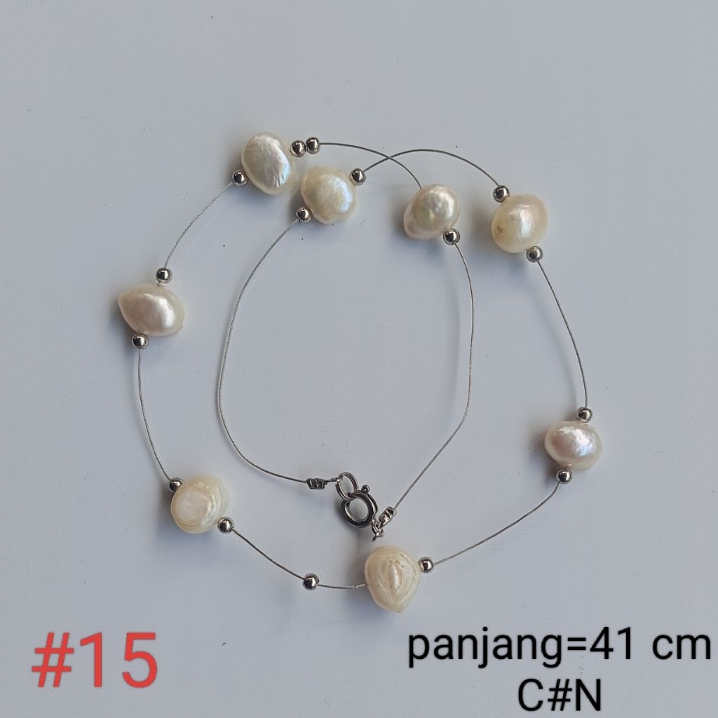 kalung natural mutiara #15