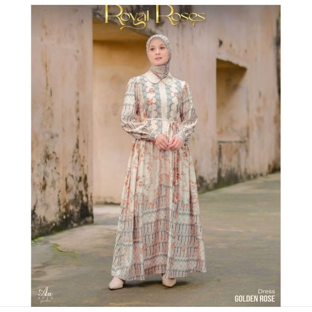 royal rose size M by aden hijab/ aden signature