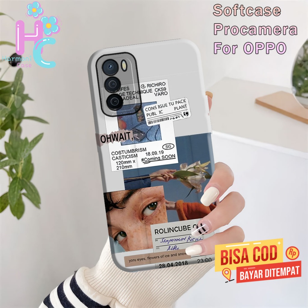 Softcase Procamera | Case procamera All Tipe Hp For Oppo A16 A53 A54 A3S A5S | Softcase Silicon | Fu