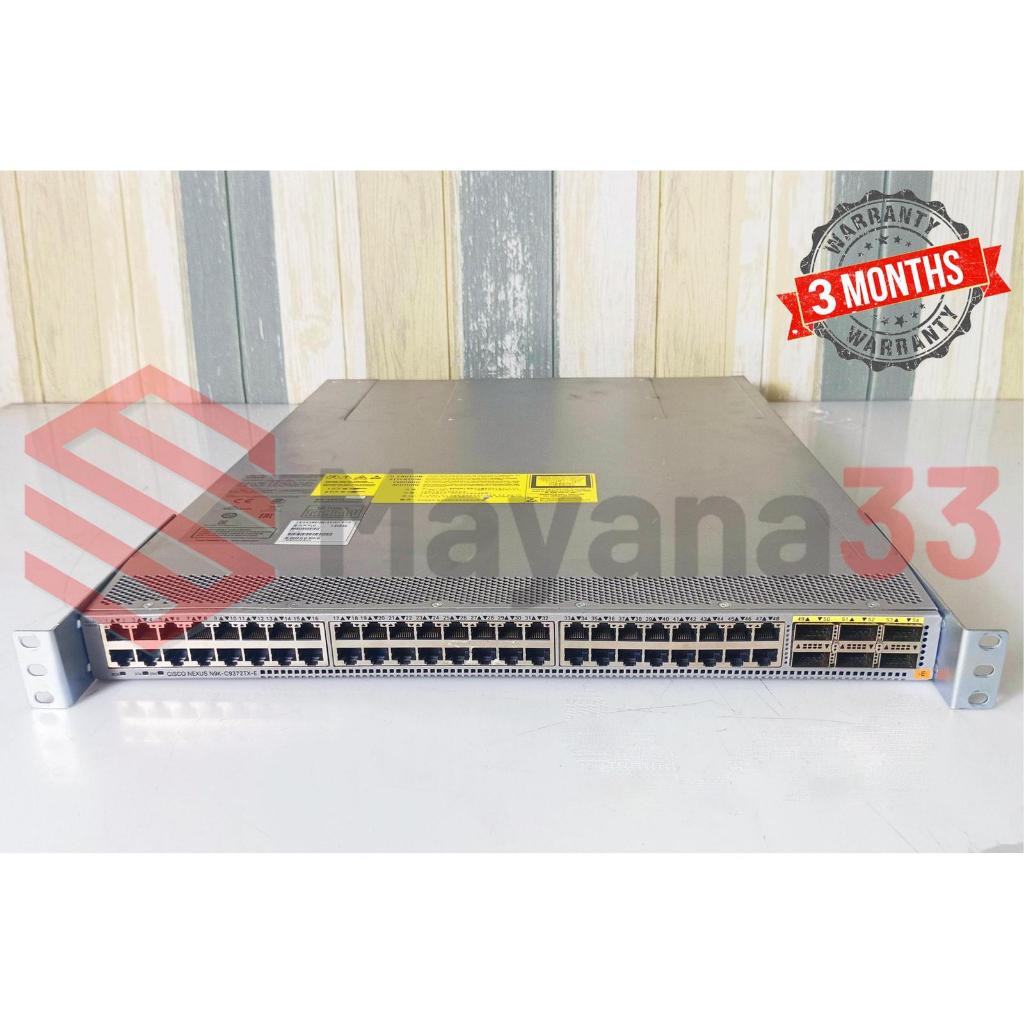 Switch Cisco Nexus 9000 Series 9300 N9K-C9372TX-E 6 Port QSFP 40GB bukan Cisco 3064X