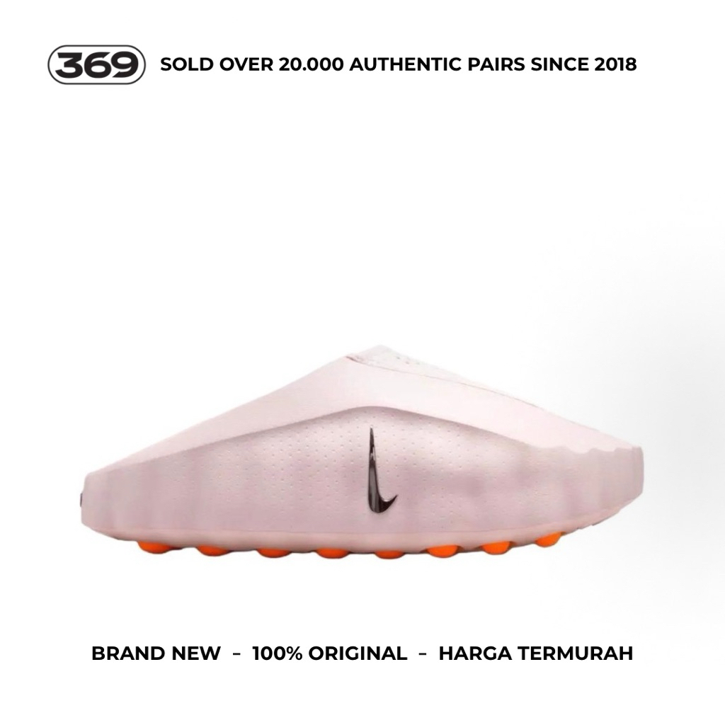 Nike Mind 001 Logo Plaque Mules Pink