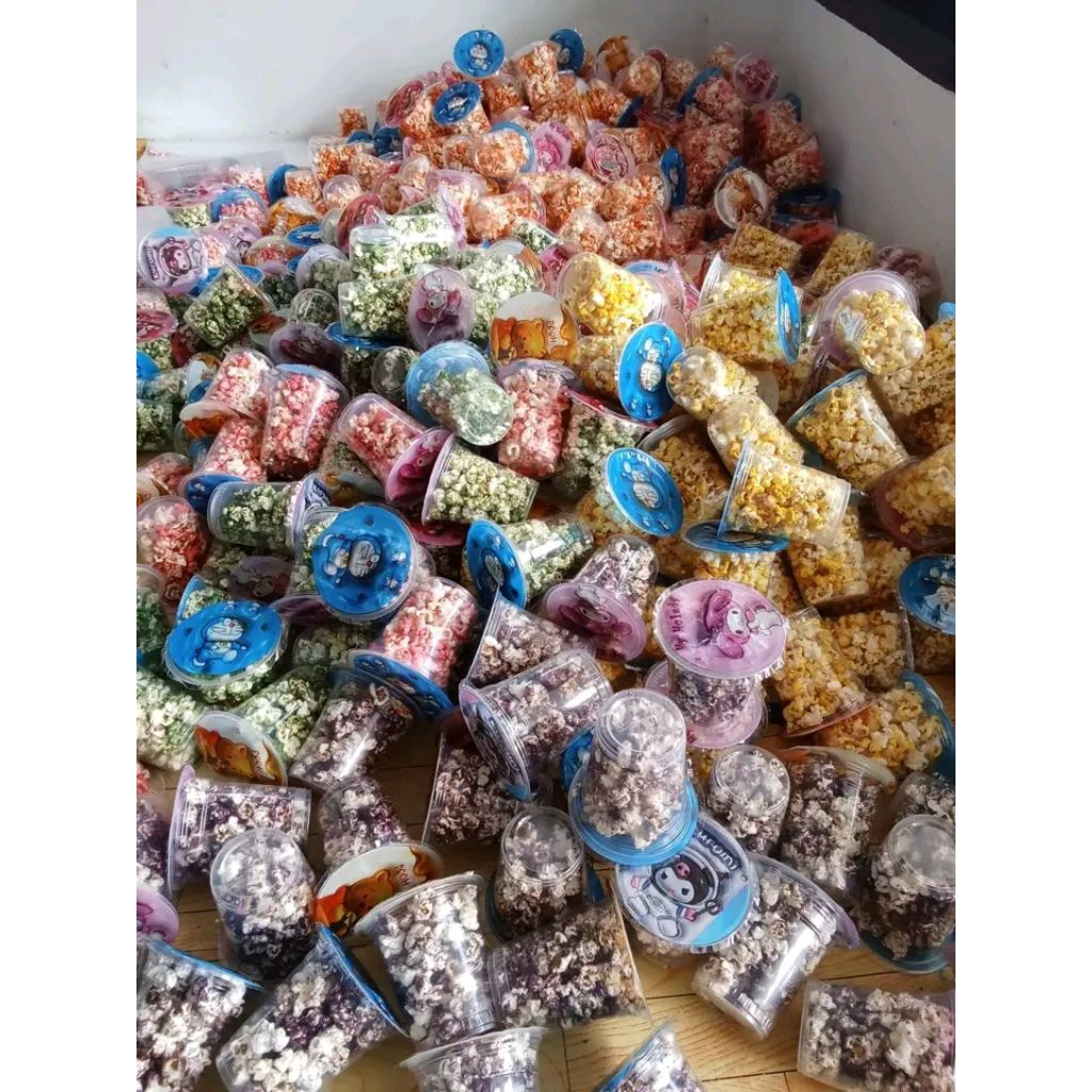 Popcorn Manis Cup _ Jagung popcorn Manis