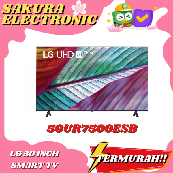 TV LG 50UR7500ESB 50 INCH 50" Smart TV 4K LG UHD, 2023