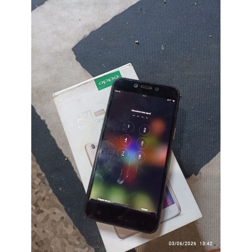 Oppo a71 ram 2/16gb hp+dusbok minus baca deskripsi