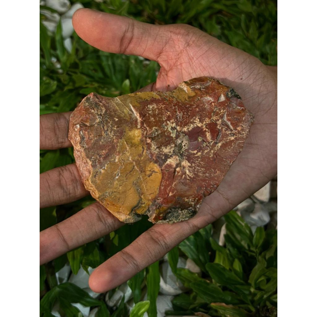 Slab Batu Jasper Pancawarna / Ati Ayam Mentah