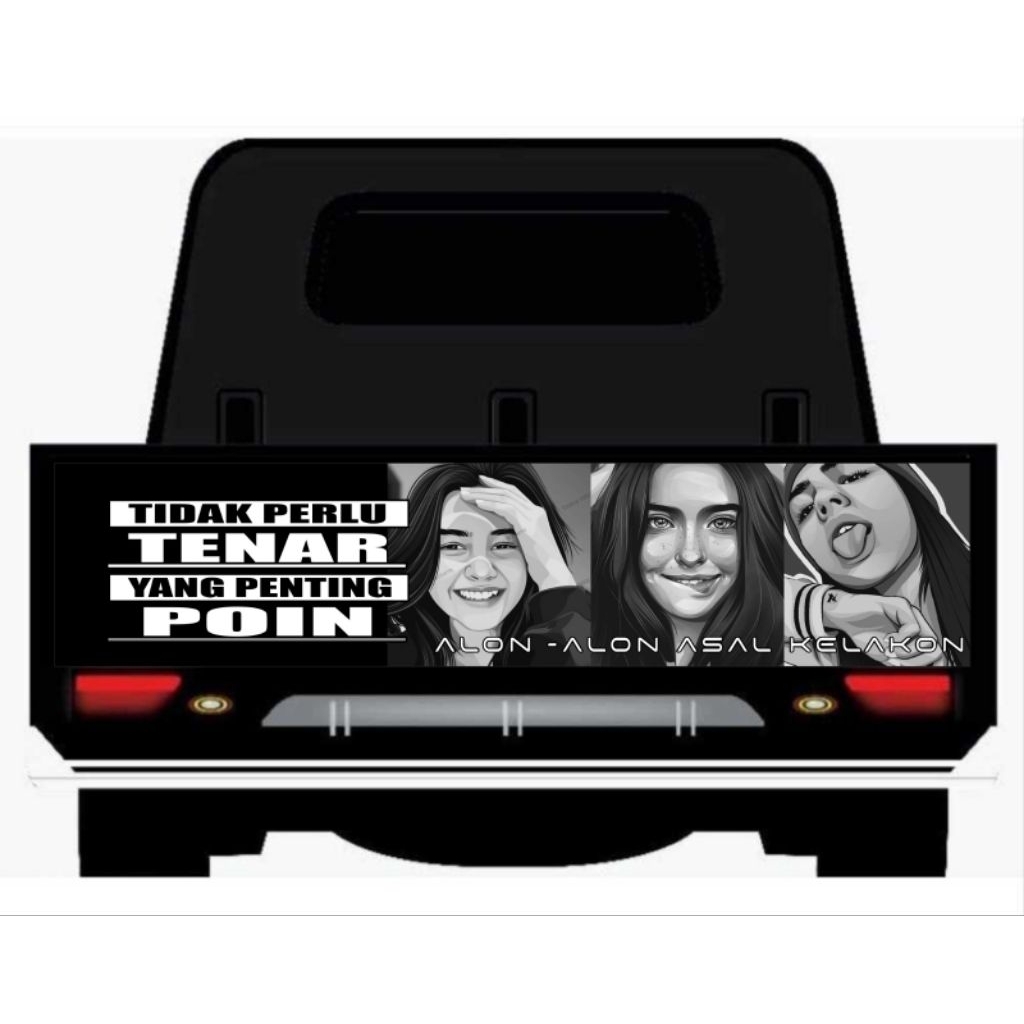 stiker pintu belakang l300