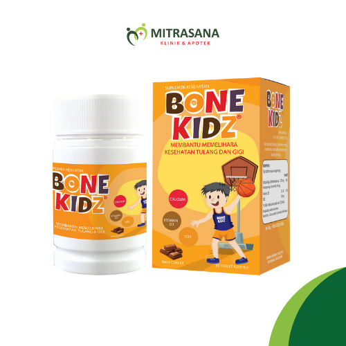 Bone Kidz 30 Tab - Vitamin untuk Kesehatan Tulang & Gigi Anak