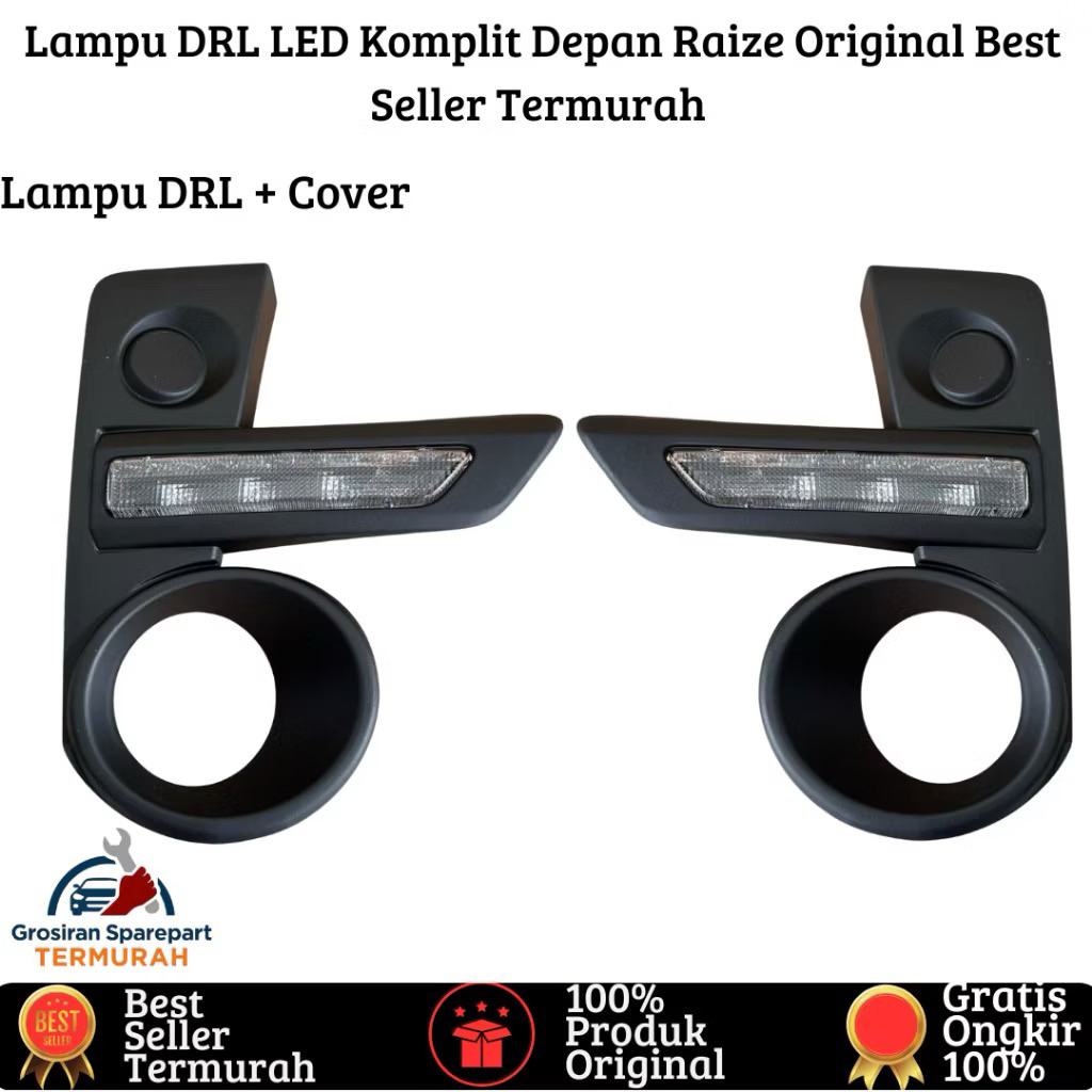 Lampu DRL LED Komplit Depan Raize Original Best Seller Termurah