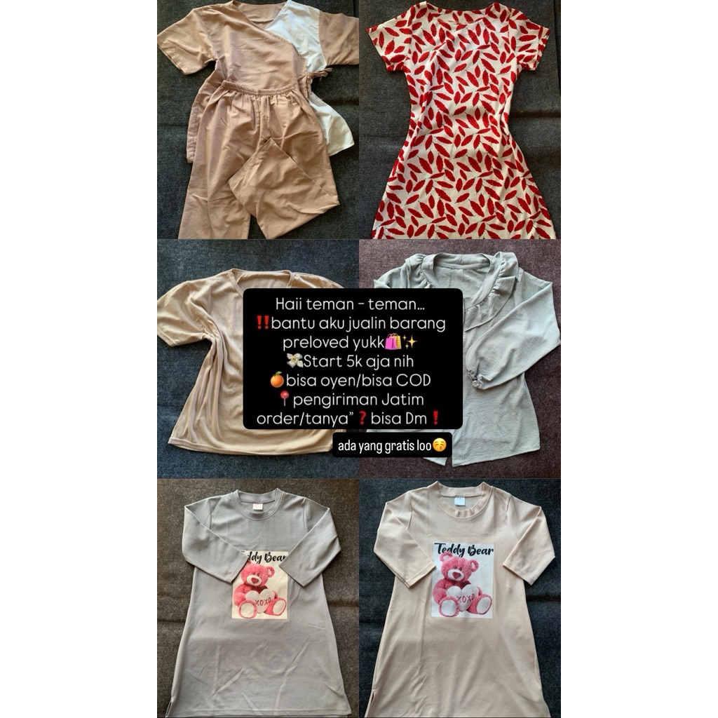 (vt ke 4) preloved/pemakaian pribadi
