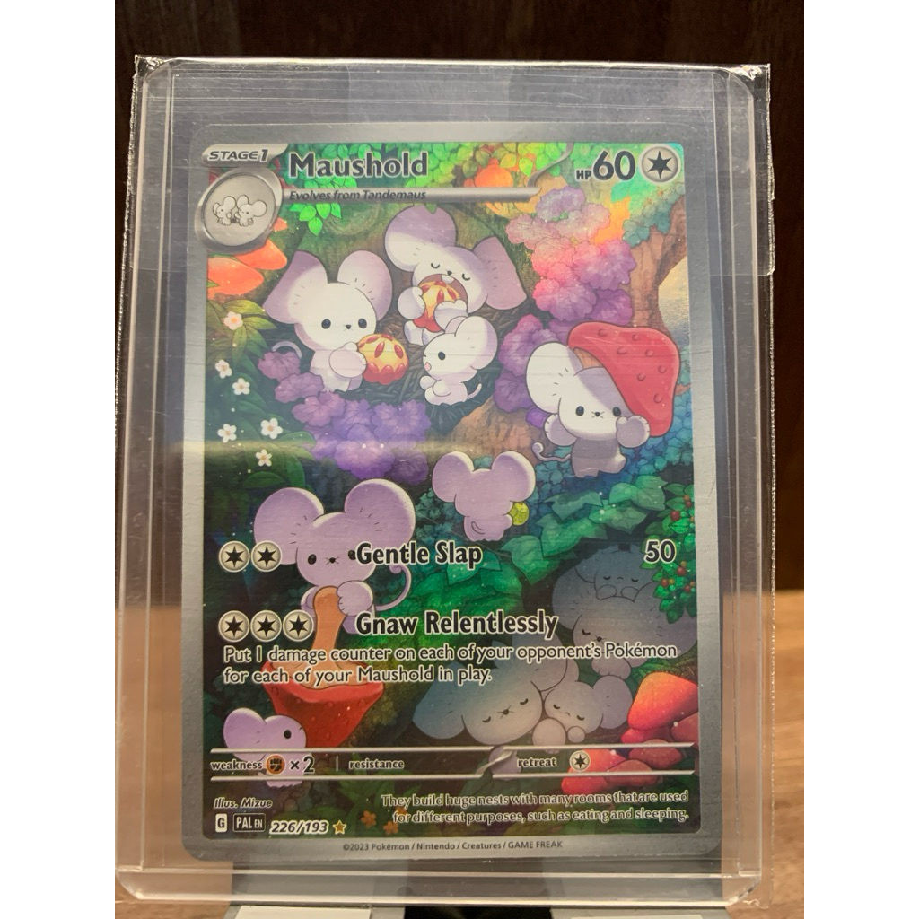 Pokemon TCG Kartu “maushold AR” versi english inggris ORI