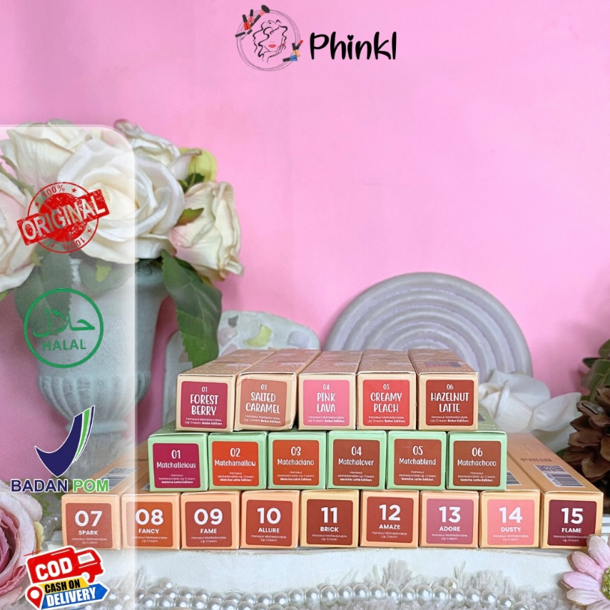 [PHINKL] Hanasui lip cream mattee matedorable ada boba OMBRE lips ala korea lipcream viral