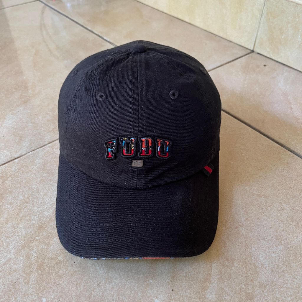 topi fubu warna hitam mulus