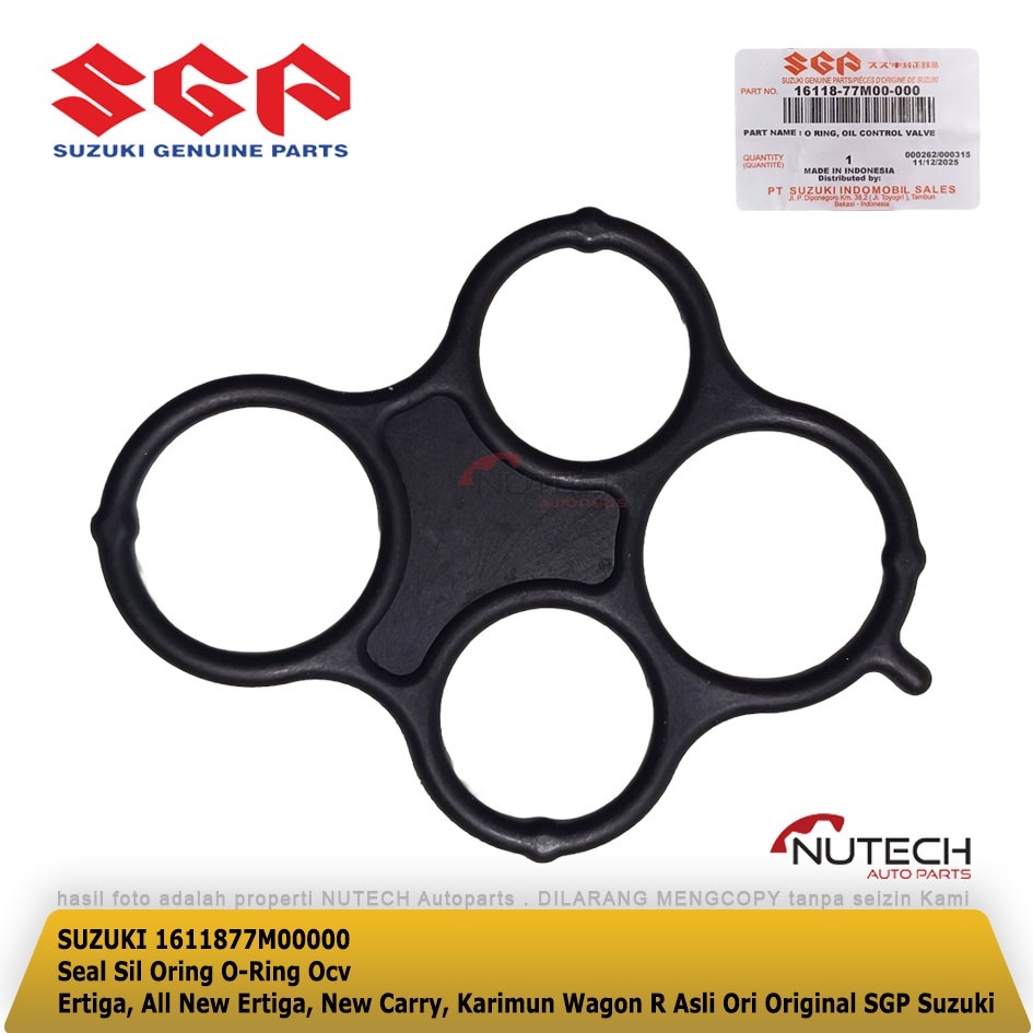 Seal Sil Oring O-Ring Ocv Ertiga, All New Ertiga, New Carry, Karimun Wagon R Asli Ori Original SGP S