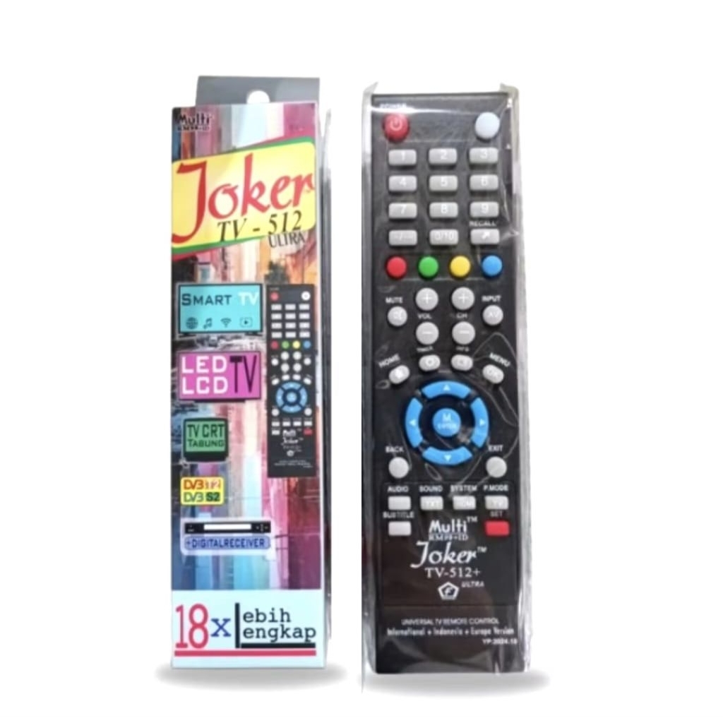Remot TV Multifungsi Joker TV-512 Universal