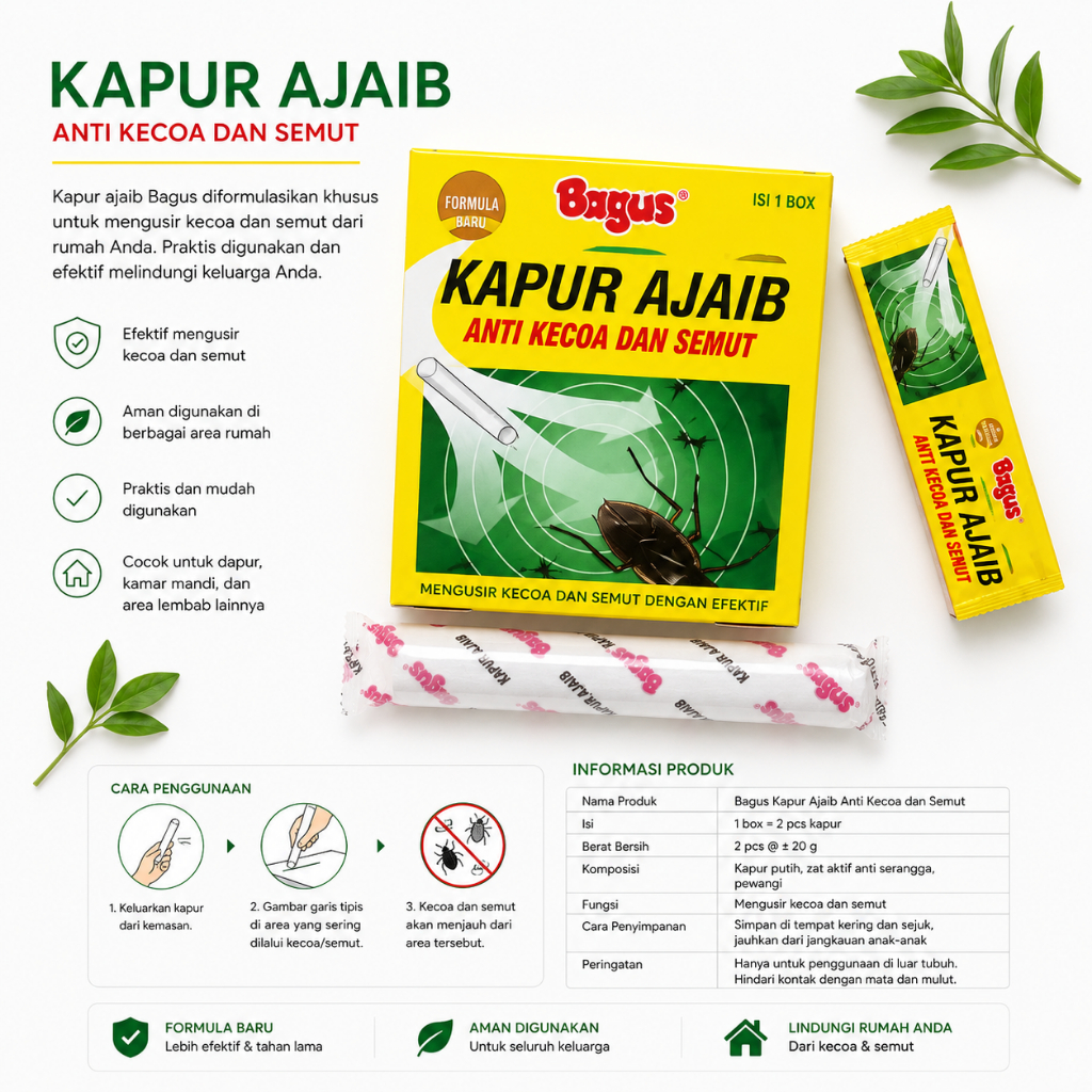 kapur bagus kapur ajaib 1 PACK ISI 6 kotak