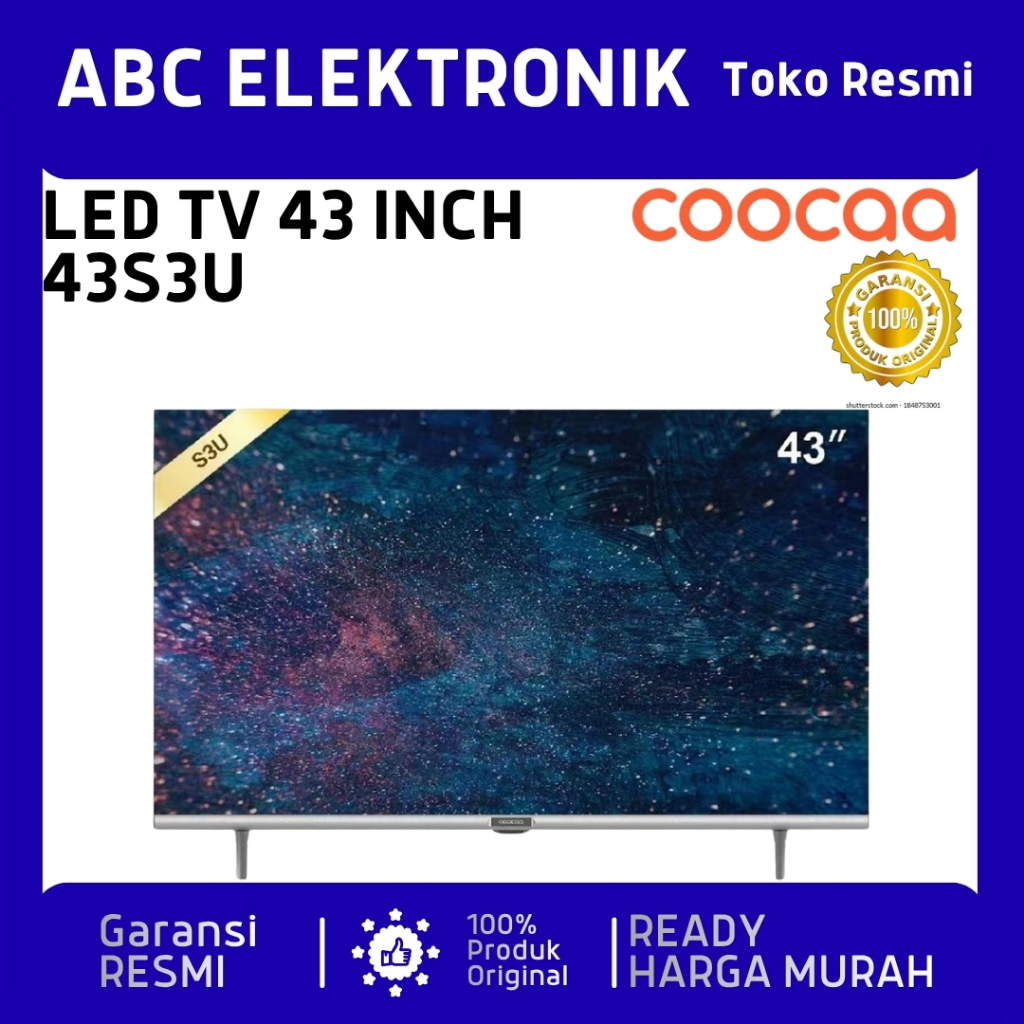LED TV 43 INCH COOCAA 43S3U SMART TV 43