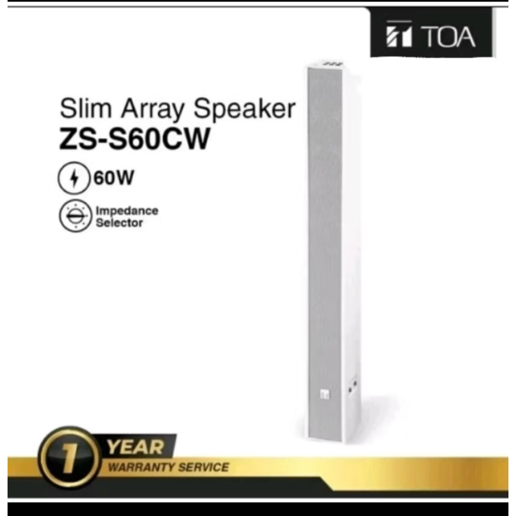 Speaker toa slim Line array ZS S60CW / S 60 cw original
