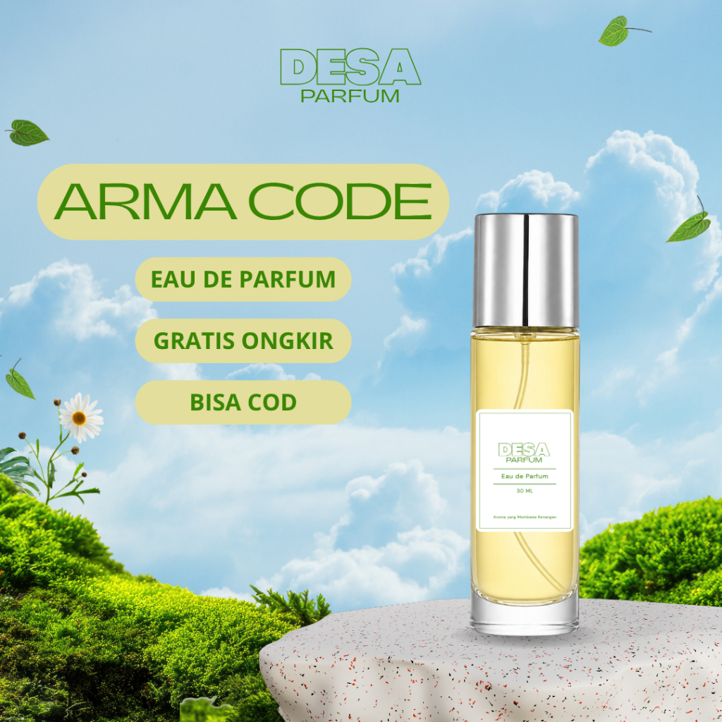 Arma Code Dupe G0rg0 Armani Code Parfum Pria EDP 20ml 30ml Citrus Spicy Woody Tahan Lama Premium Par
