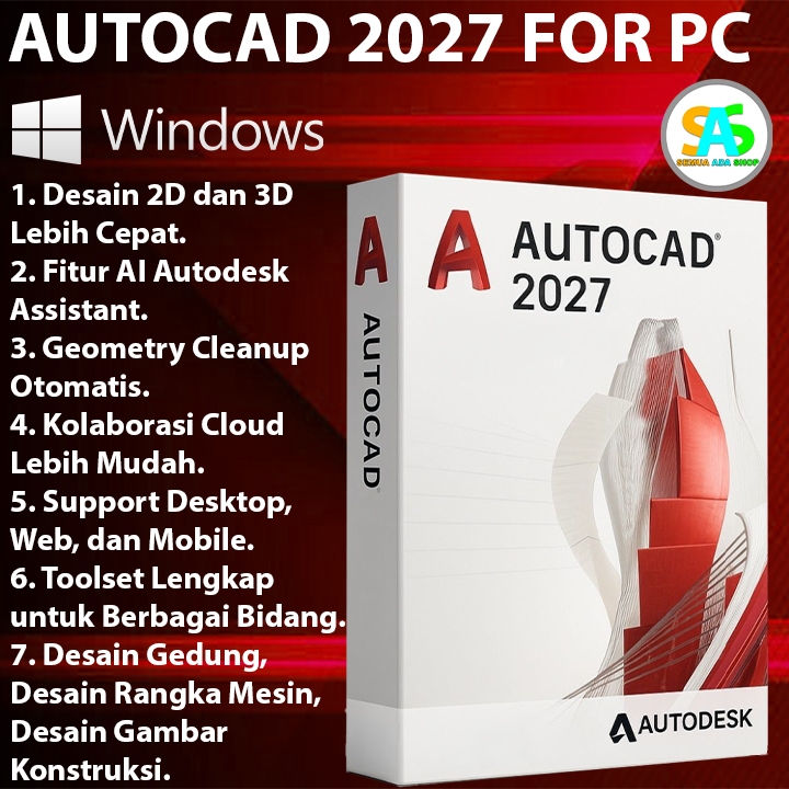 Autocad 2027 Software PC Untuk Windows