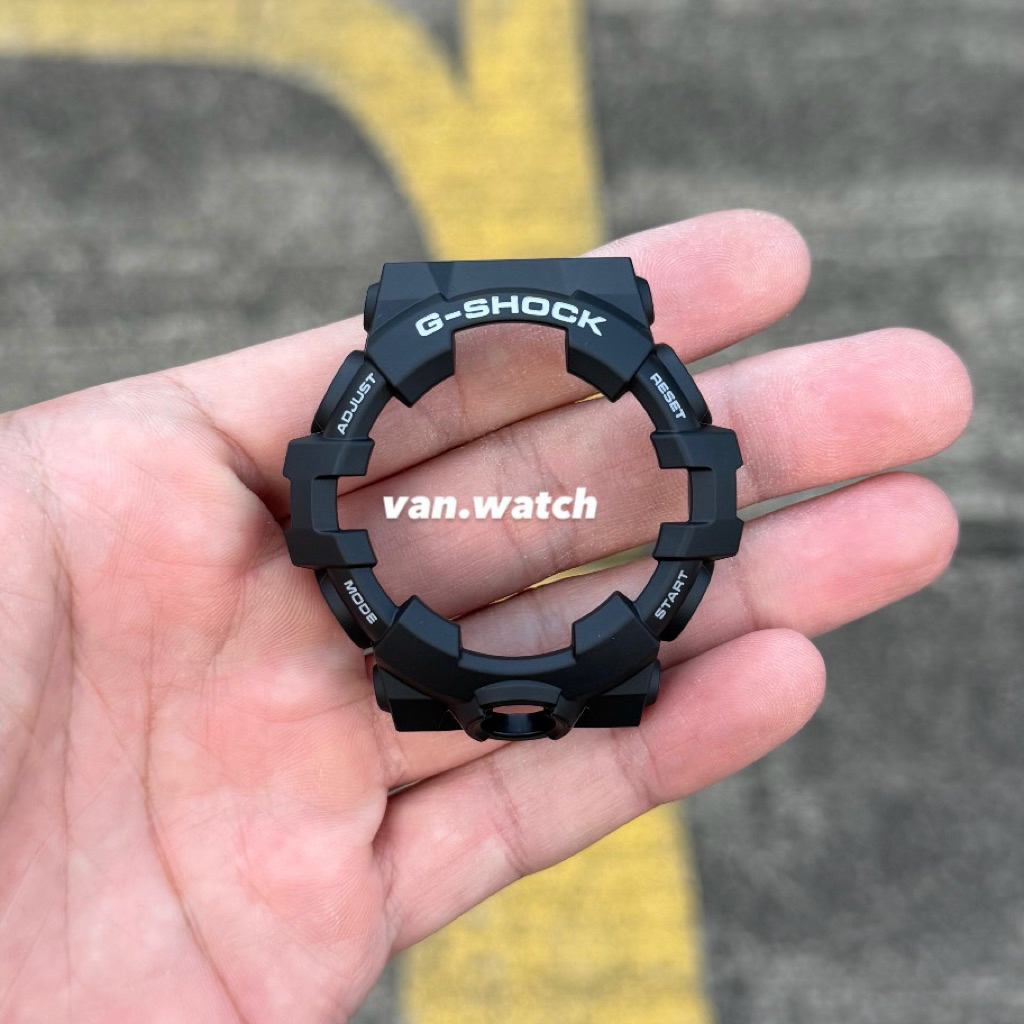 BEZEL CASIO G-SHOCK GA 700 / GA 710 / GA 735 ORIGINAL HITAM tulisan putih