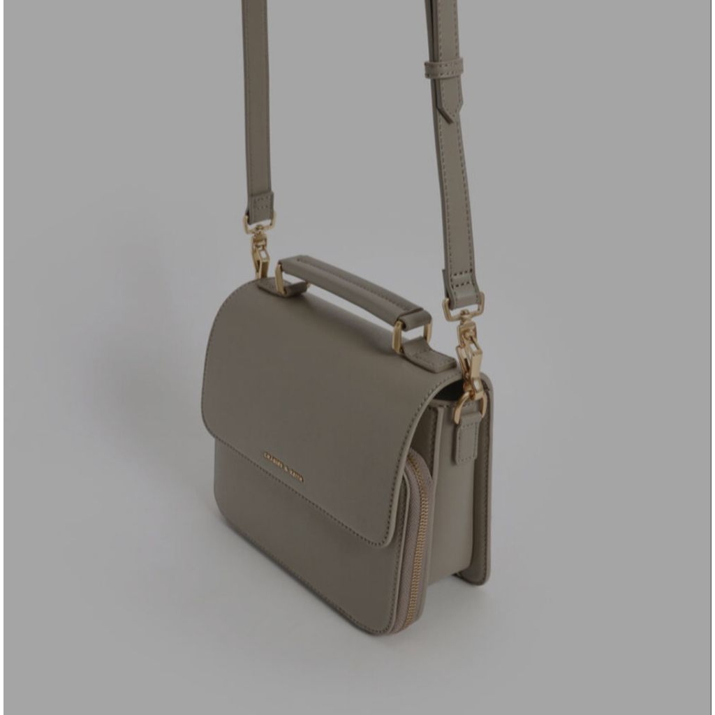 charles and keith front flap Preloved VVGC