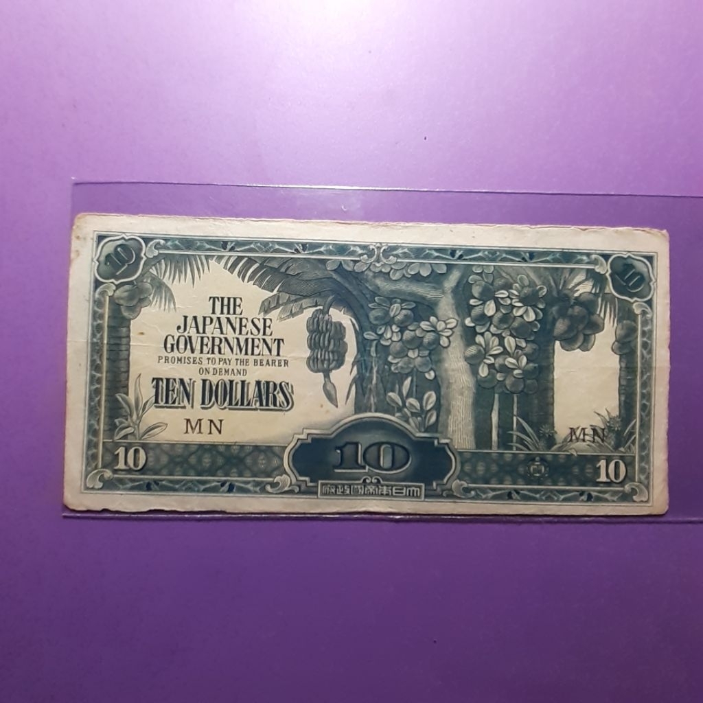 Uang kuno 10 dollar government