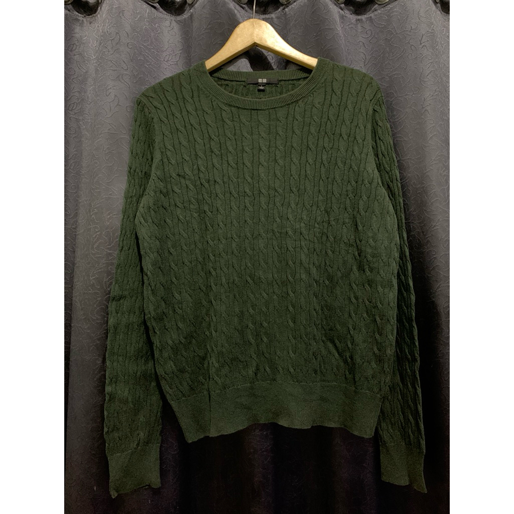 sweater kepang Uniqlo jotol