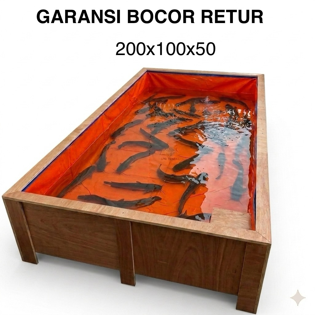terpal kolam ikan type a5 200x100x50 terpal kolam ikan 200x100x50