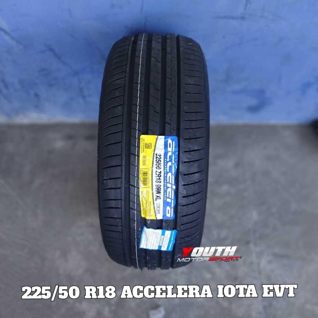 Ban Mobil Tubeless Ring 18 Accelera Iota Evt 225/50 R18 - Performa Tinggi, Soft Compound