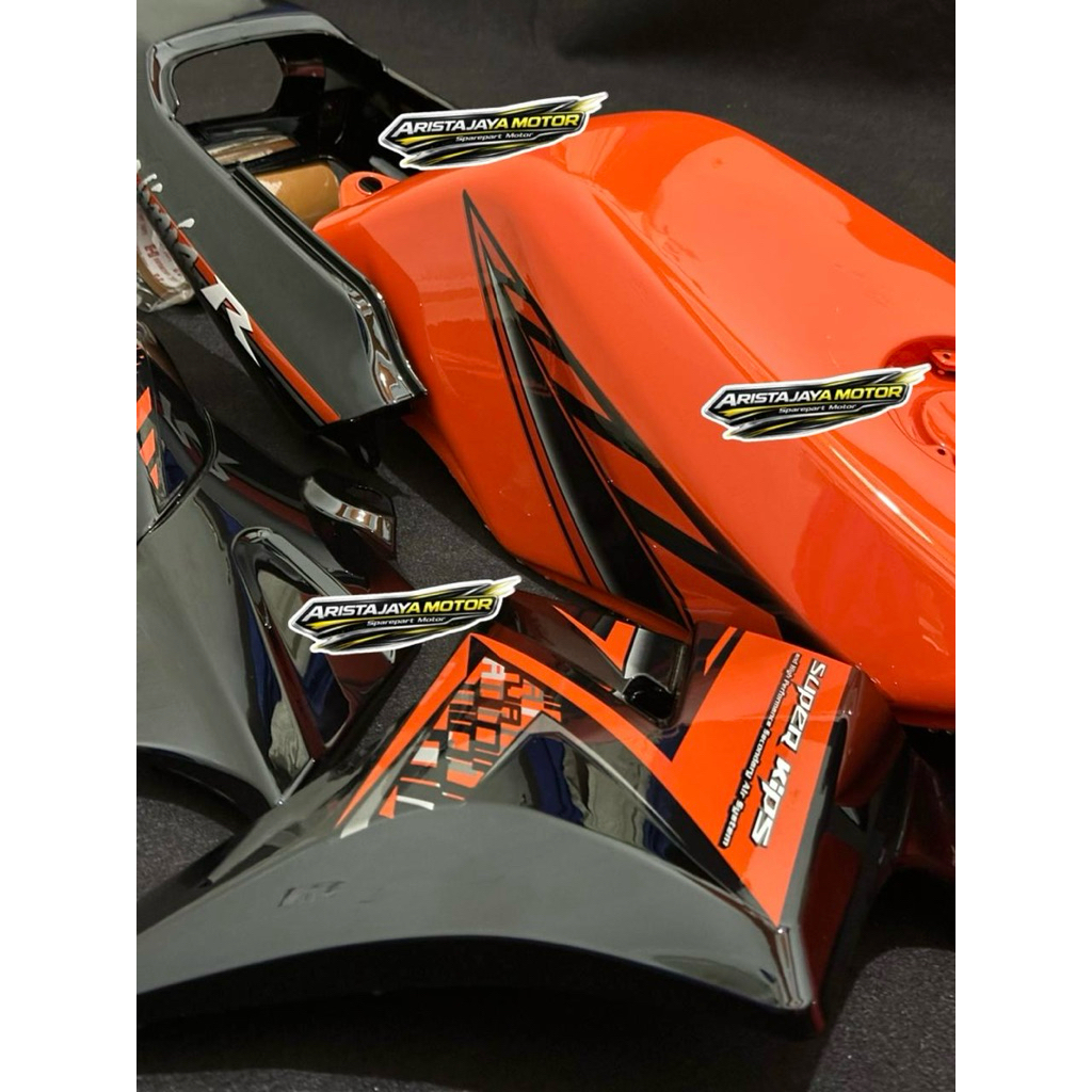 Body Set Ninja R Orange Atau Cover Body Set Ninja R Orange